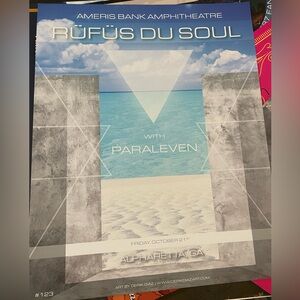 Rufus du Soul Paraleven Poster Oct 21 America Amphitheater Atlanta-Alpharetta GA
